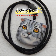 Photo-to-3D Print Custom Pet Pendant‌ (Hand-painted with premium colors)